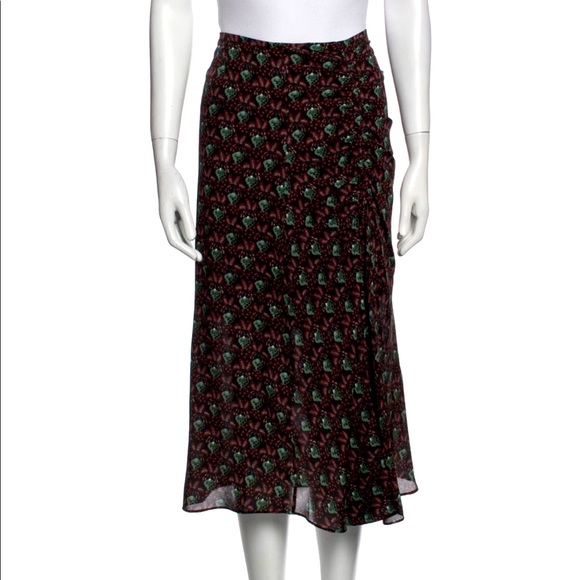 A.L.C. Silk Midi skirt NWOT - Picture 3 of 7